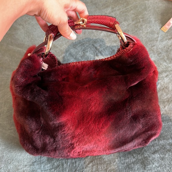 Gucci Horse Bit rabbit fur and lizard bag - Picture 3 of 11